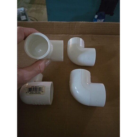 1x3/4 90 DEG Ell Set Of 4 Elbow Fittings PVC Piping Systems, Plumbing Supplies - Picture 2 of 5
